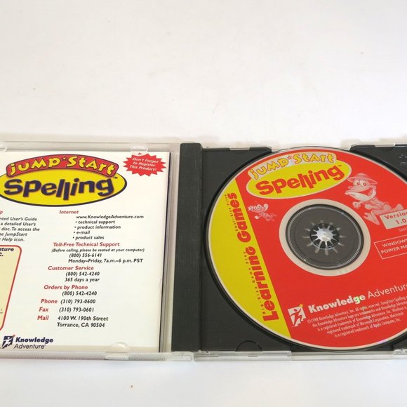 Jump Start Spelling Learning Letter Skills Ages 5-8 CD ROM 1998 - Picture 3 of 5